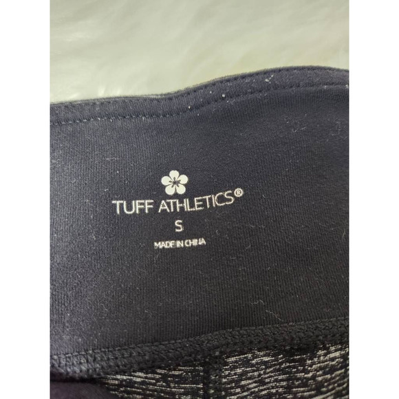 Tuff Athletics Womens Leggings Pants Gray Low Rise Stretch Space Dye S - Picture 6 of 7